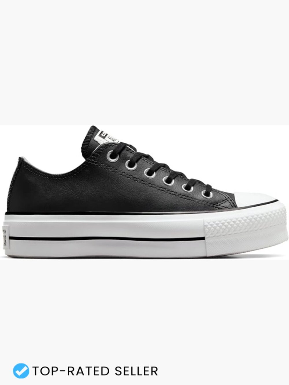Converse Chuck Taylor All Star Low Top Platform Leather Sneakers Classic